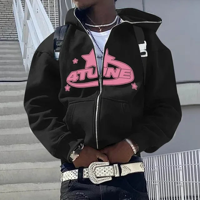 Zip Up Hoodies Ästhetik Y2k