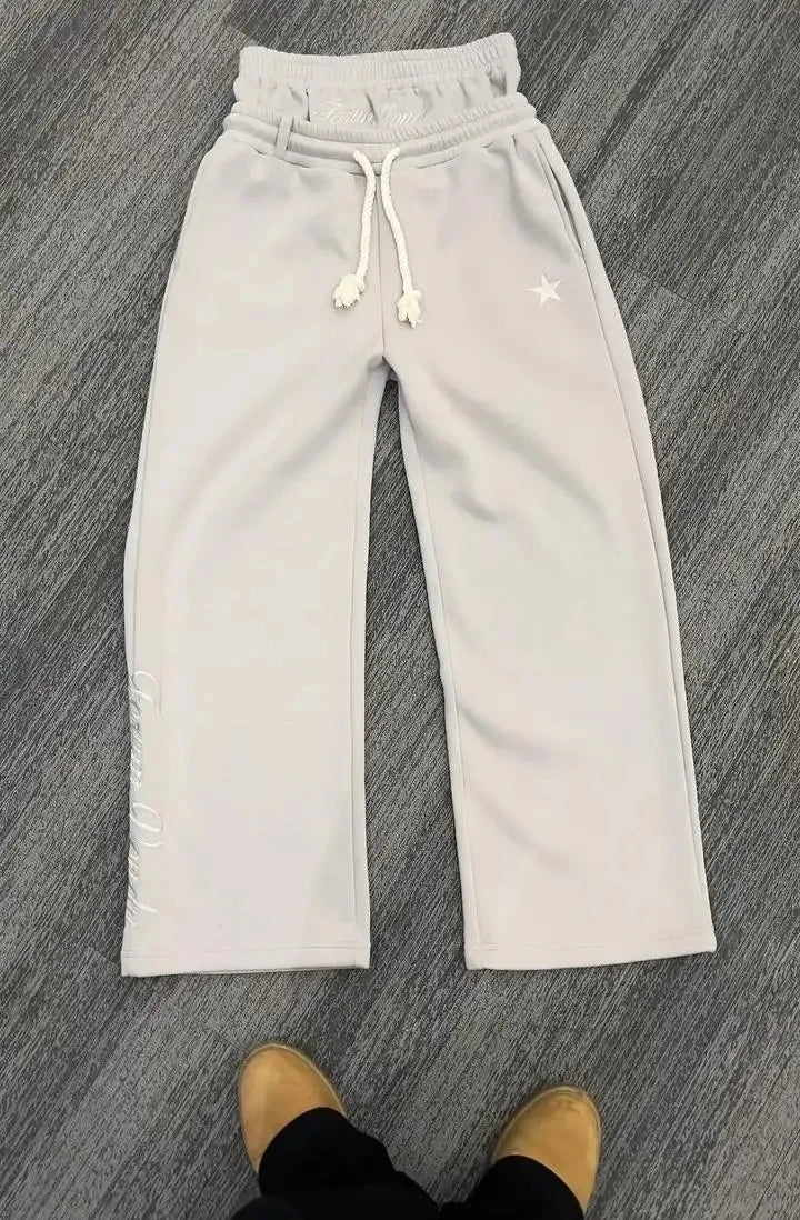 Vintage Doppelschicht Jogginghose Streetwea