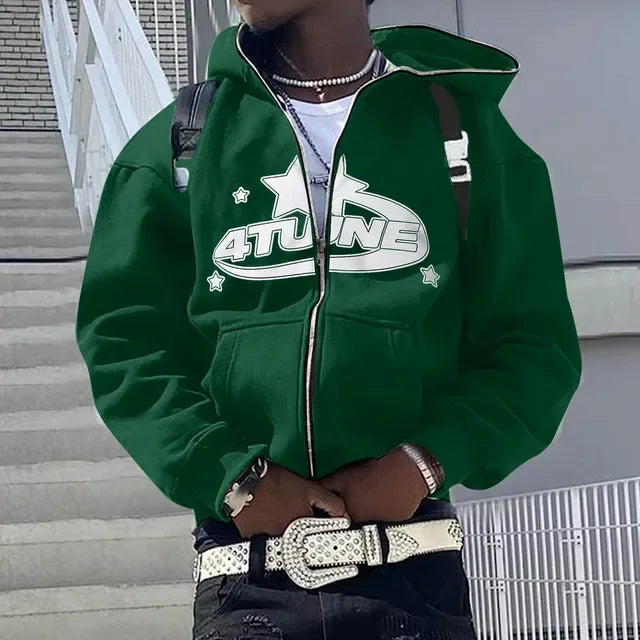 Zip Up Hoodies Ästhetik Y2k
