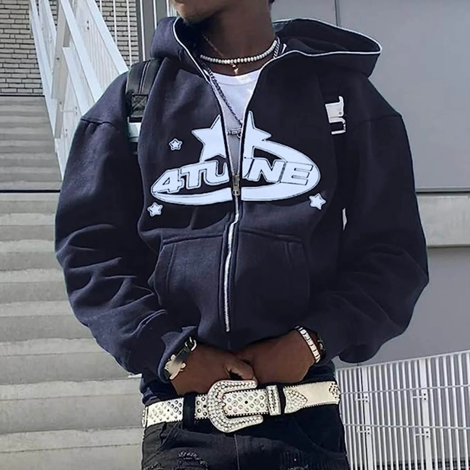 Zip Up Hoodies Ästhetik Y2k