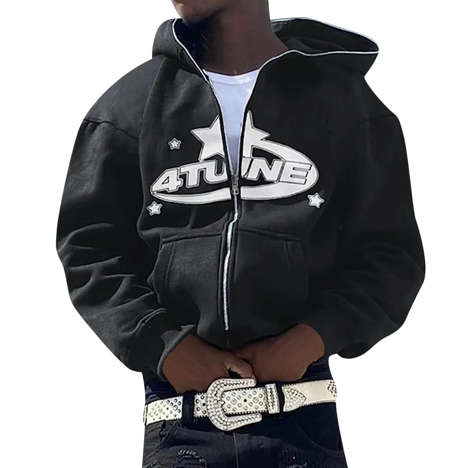 Zip Up Hoodies Ästhetik Y2k